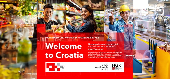 Veleučilište Bernays i HGK pokreću prvi integracijski program za strane radnike u Hrvatskoj