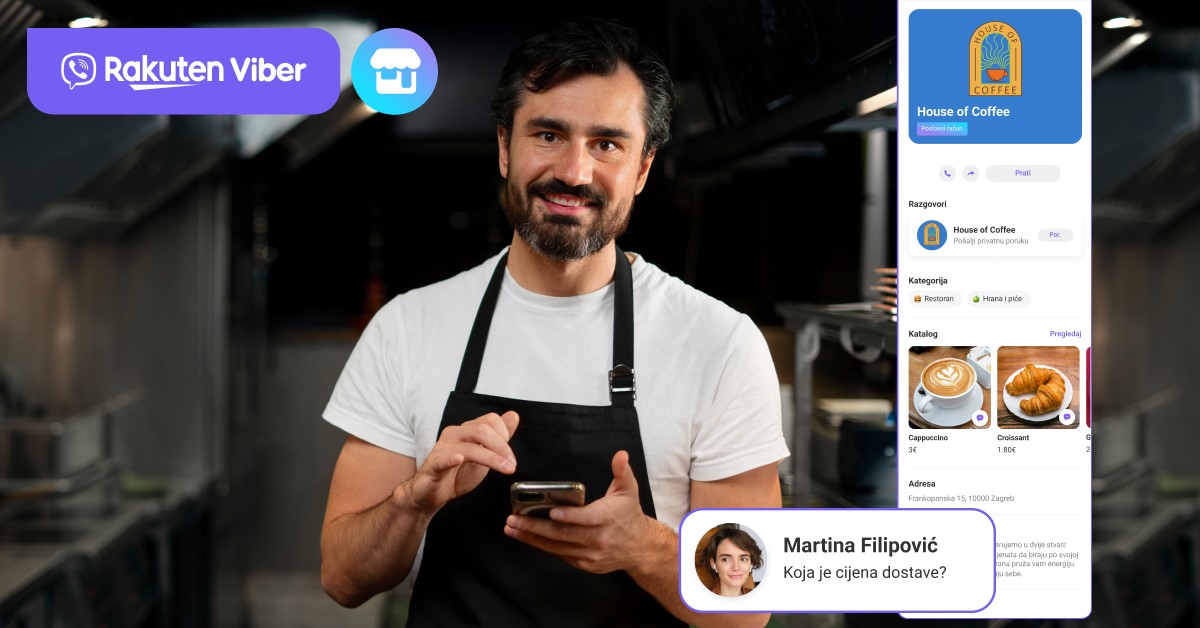 Rakuten Viber predstavlja Poslovne račune za male tvrtke