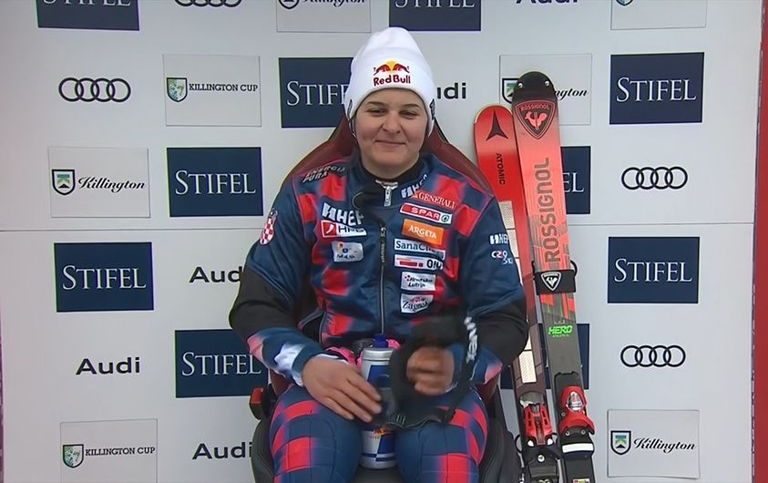 Zrinka Ljutić prvi put u karijeri na postolju u veleslalomu
