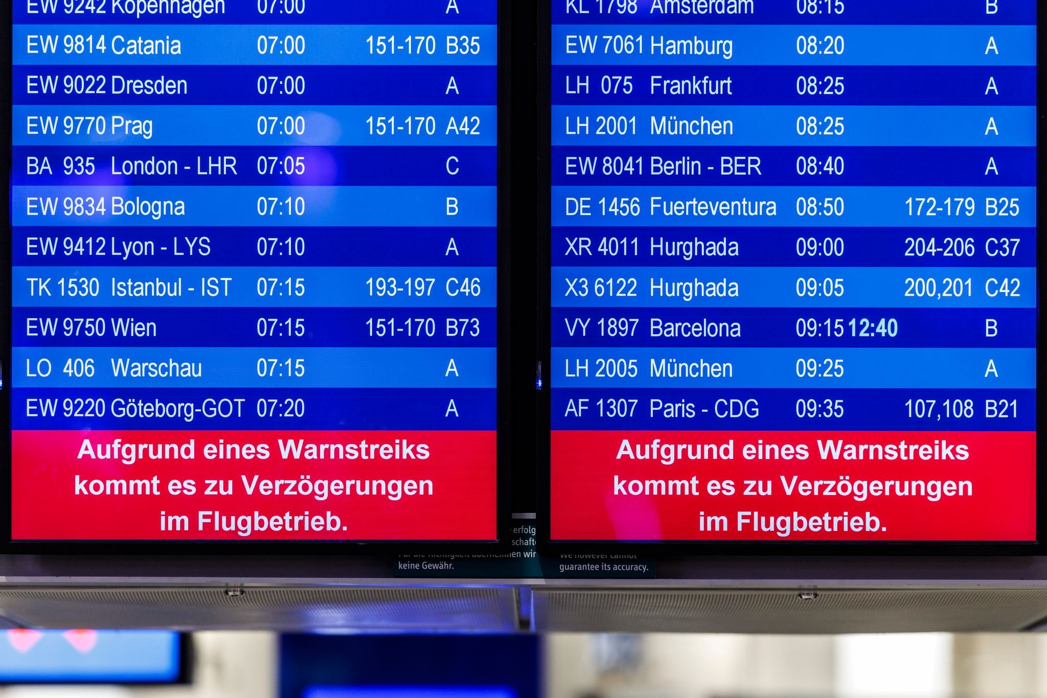 U ponedjeljak štrajk u jedanaest njemačkih zračnih luka