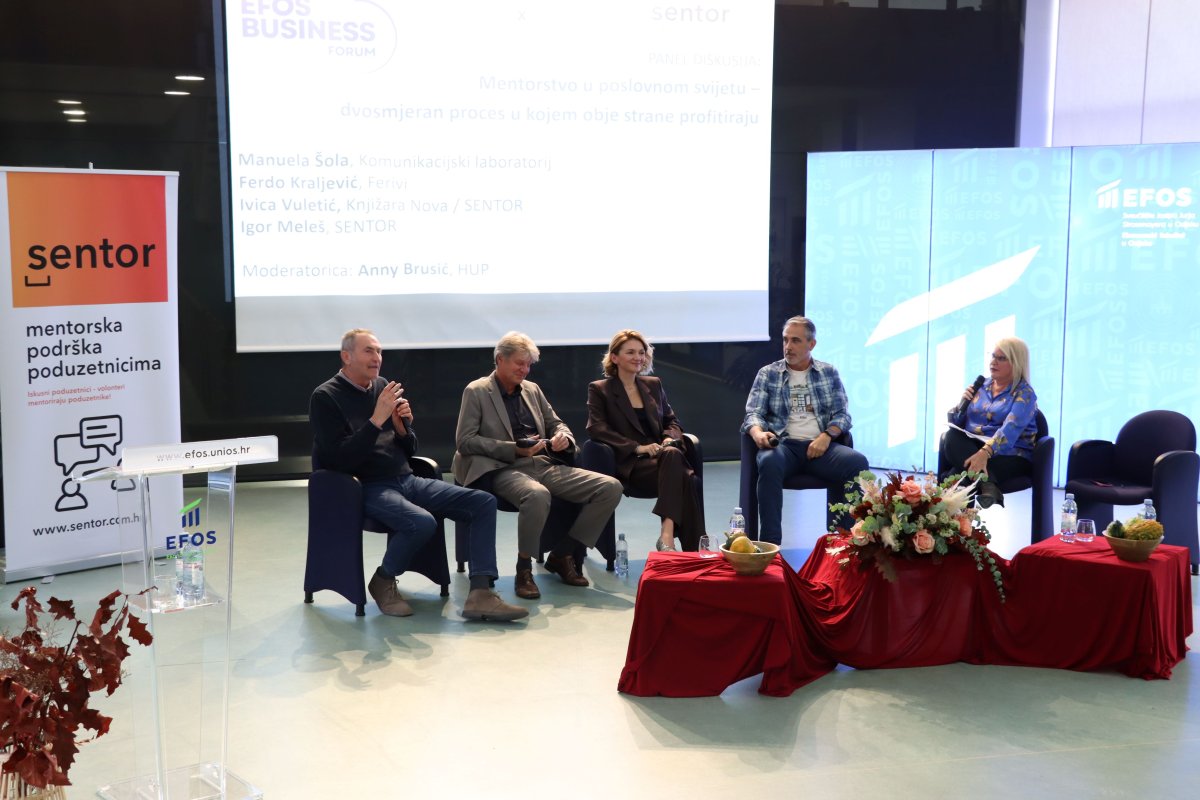Treći EFOS Business Forum: Dijalog iskustva i novih ideja za rast kroz mentorstvo
