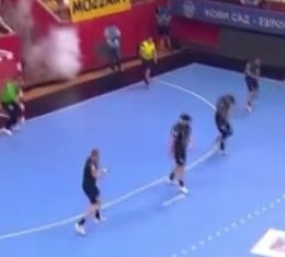 Grobari topovskim udarom teško ozlijedili hrvatskog rukometaša