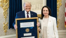 Maria Corina Machado poklonila Trumpu svoju Nobelovu nagradu 