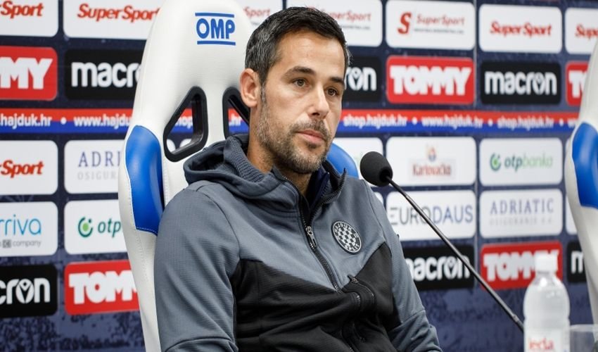 Mislav Karoglan uoči utakmice Hajduk - Osijek