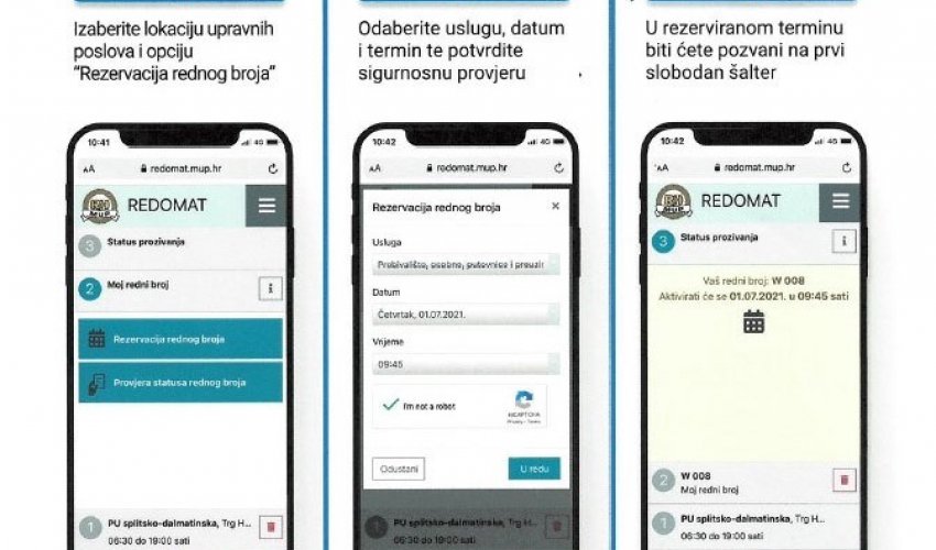 Od danas aktivna usluga rezervacije termina za isprave i u Heinzelovoj