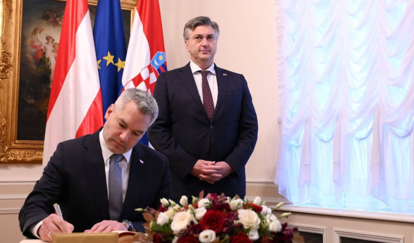 Nehammer u Zagrebu potvrdio da je Austrija za ulazak Hrvatske u šengensku zonu