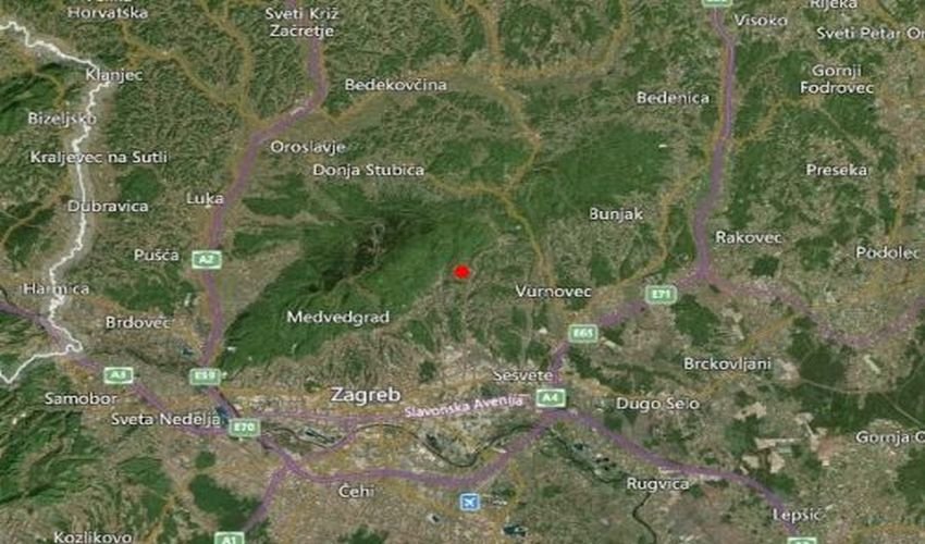 Slab potres jutros pogodio markuševačko područje