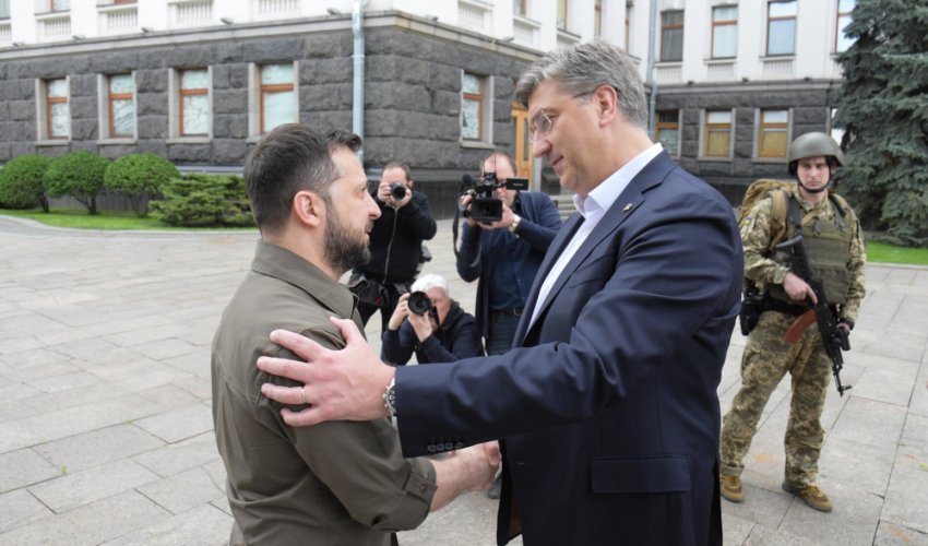 Plenković i Zelenskij razgovarali o jačanju ukrajinske obrane i razminiranju