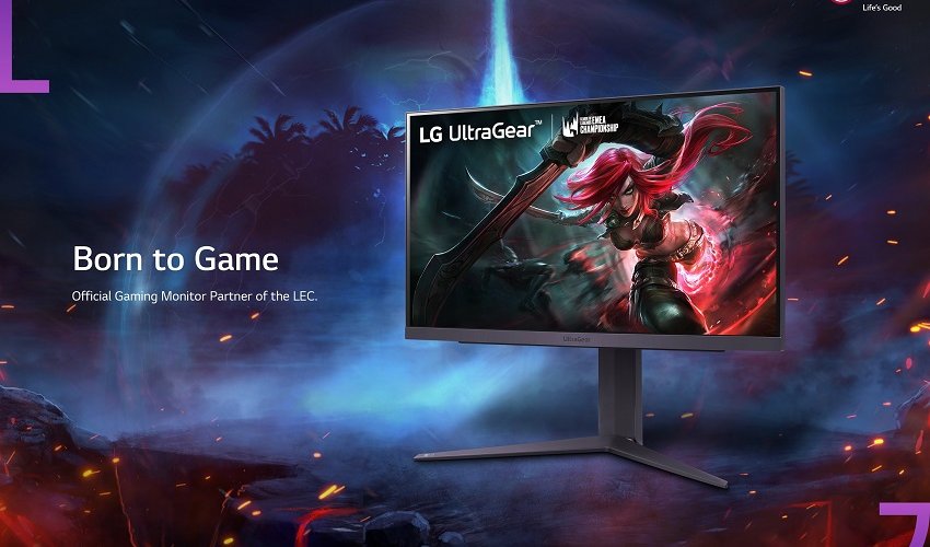 Najnoviji LG-ev UltraGear gaming monitor službeni zaslon na LEC-u 2023