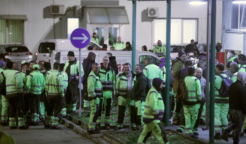 Zagreb - Nastavljen štrajk radnika Čistoće