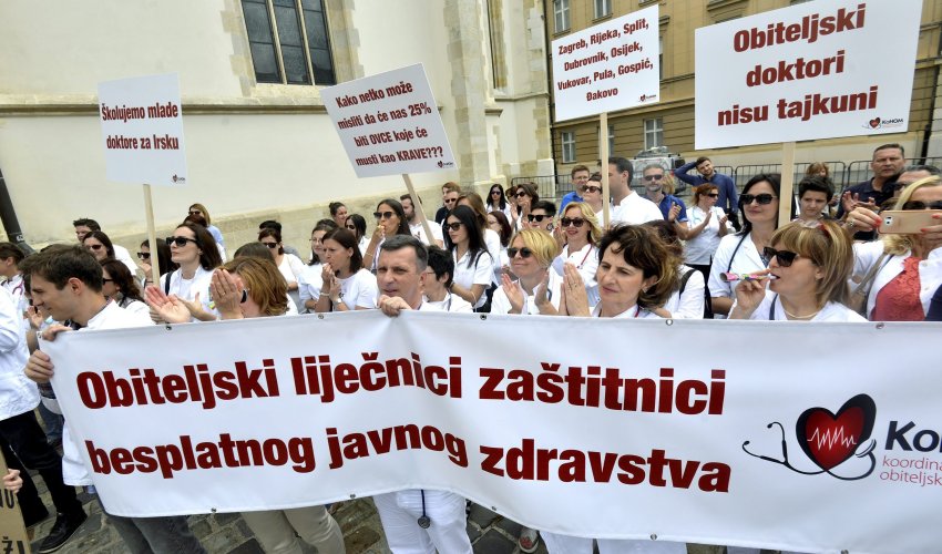 Liječnici na sastanku u Ministarstvu, male šanse za otkazivanje prosvjeda