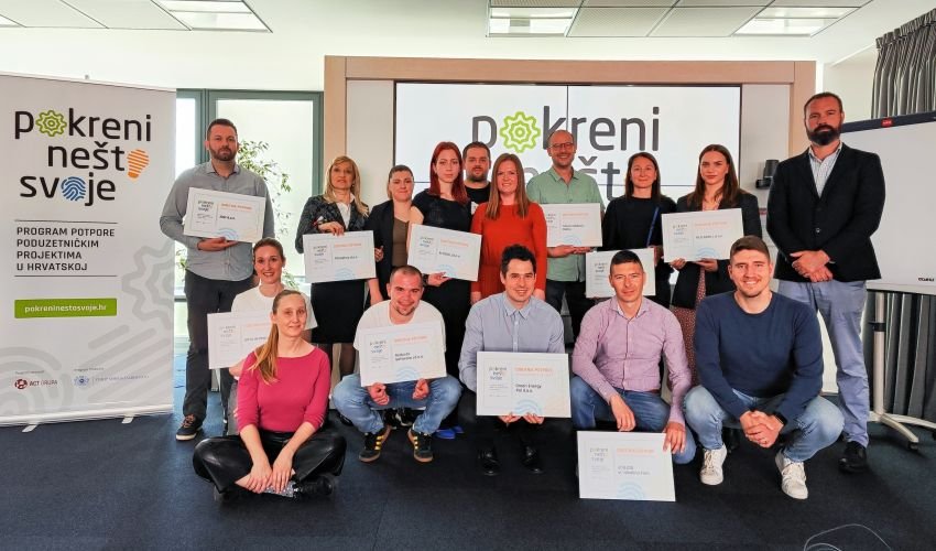 Proglašeni pobjednici natječaja „Pokreni nešto svoje“