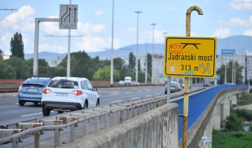 Tramvaji Jadranskim mostom neće prometovati još godinu dana