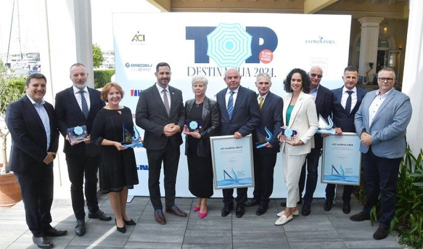 U ACI marini Cres održana svečana dodjela nagrada Nautičkog jedra i Top destinacije za 2024. godinu