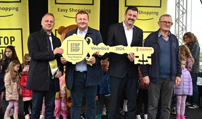 U Virovitici otvoren maloprodajni park STOP SHOP