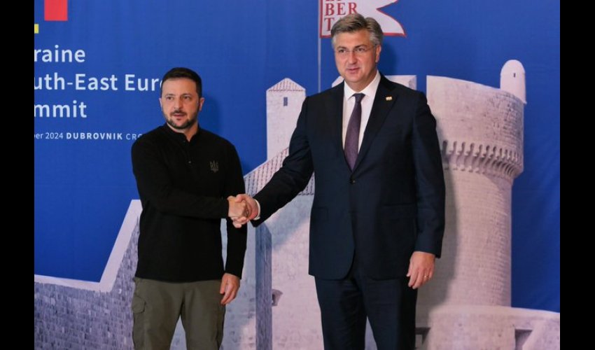 Plenković i Zelenski u Dubrovniku potpisali sporazum o dugoročnoj suradnji i potpori