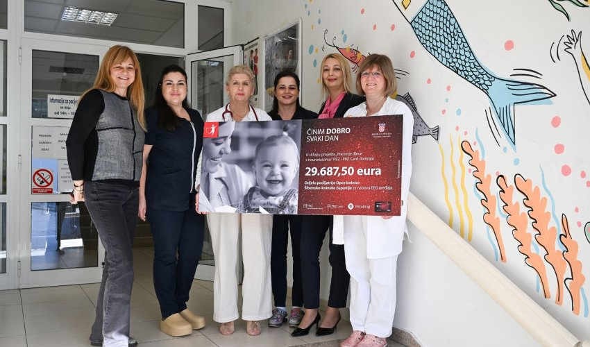 Donacija PBZ grupe Odjelu pedijatrije Opće bolnice Šibensko-kninske županije