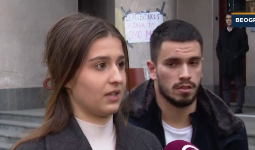 Vučićeve pristalice napale studente u Beogradu (VIDEO)