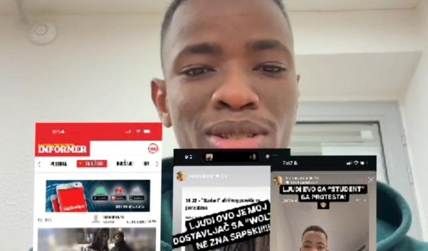 Afrički student odgovoro na optužbe tabloida i Karleuše (VIDEO)