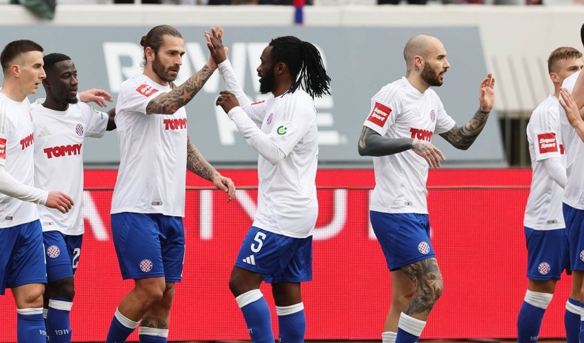 Hajduk zabio Osijeku četiri gola i preuzeo vrh SHNL-a