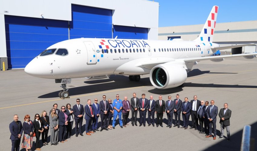Croatia Airlines prvi u svijetu s Airbusom A220-100 sa 127 sjedala