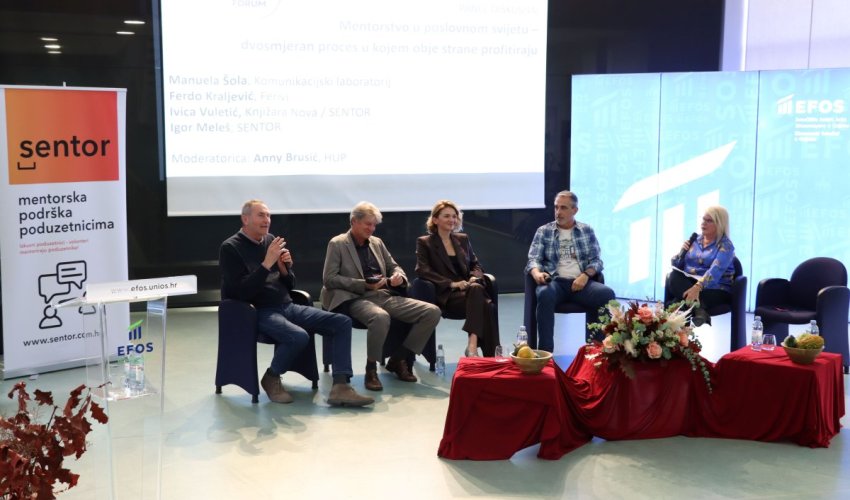 Treći EFOS Business Forum: Dijalog iskustva i novih ideja za rast kroz mentorstvo