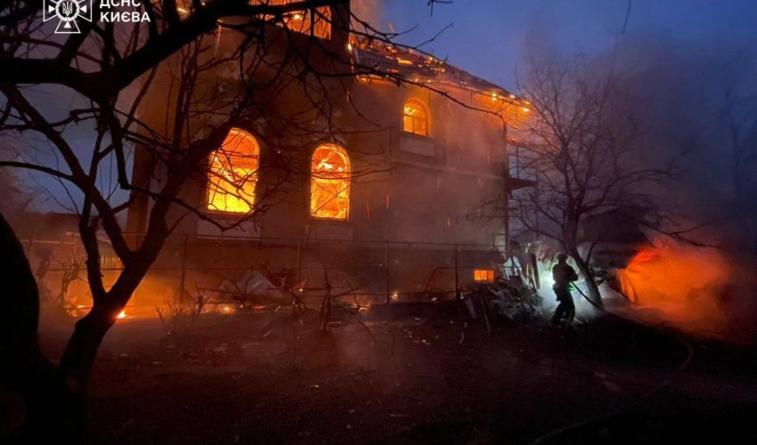 Masovan ruski napad na Kijev
