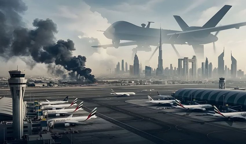 Požar na aerodromu u Dubaiju, otkazani letovi